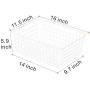 Wire Baskets For Storage, iSPECLE Metal Wire Baskets Organizing Bins Storage Baskets with Handles for Kitchen Bedroom Cabinets Pantry Bathroom Laundry Room Closet Garage - 4 Pack
