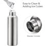 LifeSky Stainless Steel Water Bottle, Double Wall Vacuum Insulated Leak Proof Sports Bottle, Keep Liquid Cold for up to 24 Hours, Wide Mouth