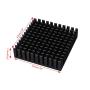 40mmx40mmx10mm Black Radiator Aluminum Heatsink Extruded Profile Heat Dissipation Electronic,3D Printer Part (Pack of 4)