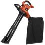 BLACK+DECKER (BV6600) 3-in-1 Electric Leaf Blower, Leaf Vacuum, Mulcher, 12-Amp