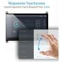 Raspberry Pi Touchscreen Monitor, Upgraded 7 IPS 1024X600 Dual-Speaker,USB HDMI Portable Monitor Capacitive Pi Display,Compatible with Raspberry Pi 3b+/Raspberry Pi 4b, Windows 7/8/10,Drive-Free
