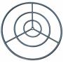 Onlyfire 30 Inches Black Steel Round Fire Pit Burner Ring, Tripple Ring