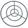 Onlyfire 30 Inches Black Steel Round Fire Pit Burner Ring, Tripple Ring Onlyfire 30 Inches Black Steel Round Fire Pit Burner Ring, Tripple Ring
