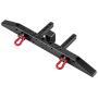 Dilwe RC Car Rear Bumper, Anti-Collision Aluminium Rear Bumper for Traxxax TRX-4 RC Crawler Cars Accessory Parts(Black)