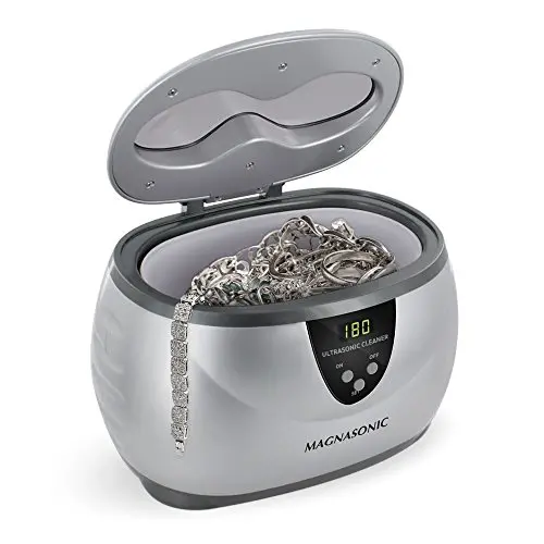 Magnasonic Professional Ultrasonic Jewelry Cleaner with Digital Timer for Eyeglasses, Rings, Coins (MGUC500) Magnasonic Professional Ultrasonic Jewelry Cleaner with Digital Timer for Eyeglasses, Rings, Coins (MGUC500)