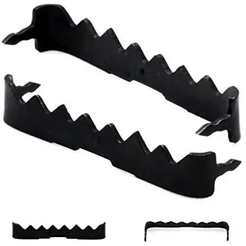 Sawtooth Picture Hangers - 100 Pack - Black Sawtooth Picture Hangers No Nail - 1 3/4 Inch Sawtooth Hangers Sawtooth Picture Hangers - 100 Pack - Black Sawtooth Picture Hangers No Nail - 1 3/4 Inch Sawtooth Hangers