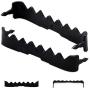 Sawtooth Picture Hangers - 100 Pack - Black Sawtooth Picture Hangers No Nail - 1 3/4 Inch Sawtooth Hangers