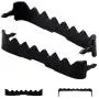 Sawtooth Picture Hangers - 100 Pack - Black Sawtooth Picture Hangers No Nail - 1 3/4 Inch Sawtooth Hangers Sawtooth Picture Hangers - 100 Pack - Black Sawtooth Picture Hangers No Nail - 1 3/4 Inch Sawtooth Hangers