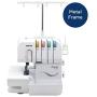 Brother Serger, 1034DX, Durable Metal frame Overlock Machine 1,300 Stitches Per Minute, Trim Trap, 3 Accessory Feet and Protective Cover Included