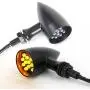 Bompa 2pcs LED Turn Signal Lights Motorcycle Indicators Blinker Amber Light Universal 12V for Harley Honda Yamaha Suzuki (Turn Signal Lights C) Bompa 2pcs LED Turn Signal Lights Motorcycle Indicators Blinker Amber Light Universal 12V for Harley Honda Yamaha Suzuki (Turn Signal Lights C)