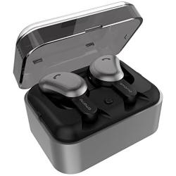 Wireless Earbuds, AMORNO True Bluetooth Headphones in-Ear Deep Bass Noise Cancelling Earphones Mini Sweatproof Sports Headsets with Charging Case Built-in Mic