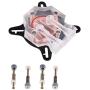 Computer Cooling Kit,DIY 240mm Cooler CPU/GPU Block Pump Reservoir LED Fan Heat Sink Compputer Water Cooling Kit Improve Heat Dissipation Experience Protect CPU