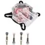 Computer Cooling Kit,DIY 240mm Cooler CPU/GPU Block Pump Reservoir LED Fan Heat Sink Compputer Water Cooling Kit Improve Heat Dissipation Experience Protect CPU