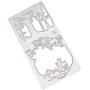 MosBug Christmas Deer Metal Dies Cuts for Card Making， Stencil DIY Scrapbooking Album Stamp Paper Card Embossing Craft Decor