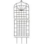 H Potter Garden Trellis for Climbing Plants Wrought Iron Metal Privacy Screen for Patio Deck Porch Outdoor Wall Decor Weather Resistant Large
