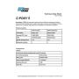 Two Part 5 Minute Epoxy Adhesive C-Poxy 5 by CECCORP is a 8.5 oz General Purpose Structural-unfilled-Fast Setting epoxy. Recommended for bonding Metals, Ceramics, Stone, Glass, Concrete, Wood, Fiber