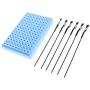 dailymall Painting Stand Base & 6pcs Alligator Clip Stick Set Modeling Tools Airbrush Hobby Model Parts