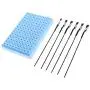 dailymall Painting Stand Base & 6pcs Alligator Clip Stick Set Modeling Tools Airbrush Hobby Model Parts