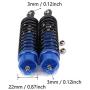 Front Rear Shock Absorber Damper Set Aluminum Upgrade Parts for 1 10 Slash 4x4 4WD RC Car