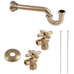 Kingston Brass KPK107P Trimscape Plumbing Supply Kit Combo, Brushed Brass