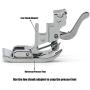 Snap On Shank Low Shank Adapter Presser Foot Holder for Brother Singer Janome Toyota Kenmore Low Shank Sewing Machines by Stormshopping
