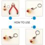 UNICRAFTALE 40PCS 4 Sizes Split Key Rings Stainless Steel Key Ring 20-31mm Metal Split Key Chain Ring Parts Flat Key Chain Rings Keychain Rings for Crafts Home Car Keys Organization