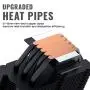 upHere N1055BK CPU Cooler,5 Copper Heat Pipes,120mm PWM Fan, Aluminum Fins for AMD Ryzen/Intel