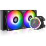 ID-COOLING ZOOMFLOW 240X ARGB CPU Water Cooler 5V Addressable RGB AIO Cooler 240mm CPU Liquid Cooler 2X120mm RGB Fan, Intel 115X/1200/2066, AMD AM4