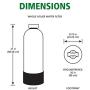 AO Smith Whole House Water Filter System - Carbon Filtration Reduces 97% of Chlorine - NSF Certified - 6yr, 600,000 Gl - AO-WH-Filter