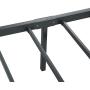 PrimaSleep Platform 14 inch Dura Metal Steel Slate Bed Frame/Noise Free, Twin, Black