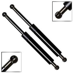 XYZMOT 2Pcs Tonneau Cover 4567 Lift Supports Extended Length 26.32 inches, Compressed Length 16.08 inches, Force 85 Lbs, 13mm(1/2'') Ball Socket Metal Ends, PM2047,4567,SE1024M80BL