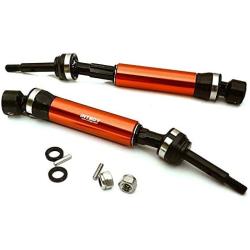 Integy RC Model Hop-ups T8564RED XHD Steel Rear Universal Drive Shaft (2) for Traxxas 1/10 Slash & Stampede 4X4