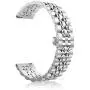 Fintie Bands Compatible with Samsung Gear S3 / Galaxy Watch 46mm, 22mm Solid Stainless Steel Metal Bracelet Strap Replacement Wrist Band Compatible with Samsung Gear S3 Frontier/S3 Classic Smartwatch