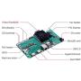 GeeekPi Aluminum Alloy Heatsink with PWM Fan for Raspberry Pi Compute Module 4, Passive Cooling Radiator with Speed Control Fan for Raspberry Pi CM4 Motherboard