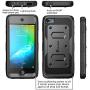 i-Blason Armorbox Case Designed for iPod Touch 7/6/5, Full Body Case with Built-in Screen Protector for Apple iPod Touch 5th/6th/7th Generation, Black