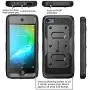 i-Blason Armorbox Case Designed for iPod Touch 7/6/5, Full Body Case with Built-in Screen Protector for Apple iPod Touch 5th/6th/7th Generation, Black