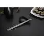 Hiware 12-Pairs Reusable Metal Chopsticks - Stainless Steel Spiral Chopstick Set, Dishwasher Safe, 9 Inch Hiware 12-Pairs Reusable Metal Chopsticks - Stainless Steel Spiral Chopstick Set, Dishwasher Safe, 9 Inch