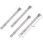 Replacement Parts for Grill Master 720-0697 BBQ Grill, Burners and Heat Plates Replacement for Grillmaster 720-0697, 4-Pack Replacement Porcelain Steel Heat Plates Heat Deflectors and Burner Tubes