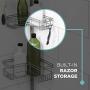 Zenna Home 2159NN Tension Pole Shower Caddy, Satin Nickel Zenna Home 2159NN Tension Pole Shower Caddy, Satin Nickel