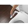 Kohler K-5724-96 Puretide Elongated Manual Bidet Toilet Seat, White With Quiet-Close Lid And Seat, Adjustable Spray Pressure And Position, Self-Cleaning Wand, No Batteries Or Electrical Outlet Needed