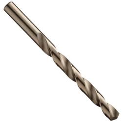 Chicago Latrobe - 69887 1V713 550 Series Cobalt Steel Jobber Length Drill Bit Set With Metal Case, Gold Oxide Finish, 135 Degree Split Point, Inch, 21-piece, 1/16'' - 3/8'' in 1/64'' increments