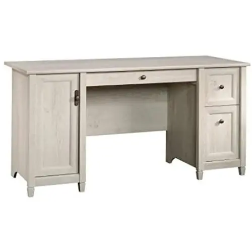 Sauder Edge Water Computer Desk, Chalked Chestnut Sauder Edge Water Computer Desk, Chalked Chestnut