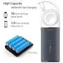 MIPOW Portable Apple Watch Charger, MFi Certified Magnetic 6000mAh Power Bank with Built-in iPhone Fast Charging Cord Cable, Pocket-sized Battery for iWatch Series 3 2 1 Nike 38mm 42mm
