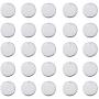 Kissitty 100-Piece 5/9'' Diameter (15mm) Blank Stainless Steel Stamping Tag Charms Smooth Polished Flat Round Disc Pendants 18 Gauge Thick
