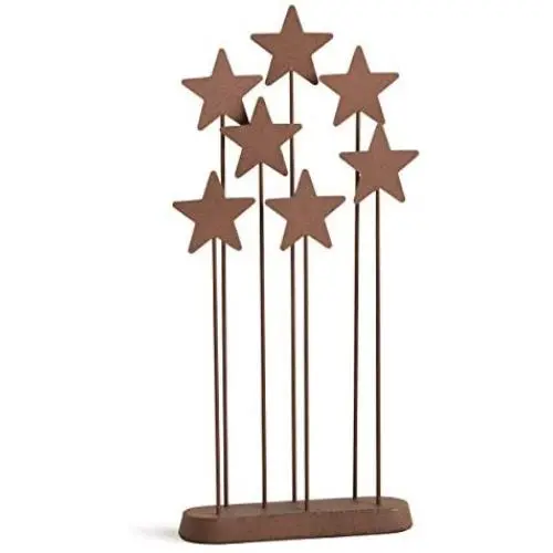 Willow Tree Metal Star Backdrop, Hand-Painted Nativity Accessory Willow Tree Metal Star Backdrop, Hand-Painted Nativity Accessory