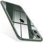 TORRAS Diamonds Clear Compatible for iPhone 11 Pro Case, Slim Fit Thin Shockproof Hard PC Back & Soft TPU Bumper Cover Compatible for iPhone 11 Pro Cases, Midnight Green