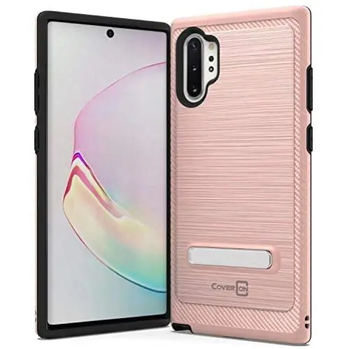 CoverON Metal Kickstand SleekStand Series for Samsung Galaxy Note 10 Plus Case/Note 10 Plus 5G Case - Rose Gold CoverON Metal Kickstand SleekStand Series for Samsung Galaxy Note 10 Plus Case/Note 10 Plus 5G Case - Rose Gold