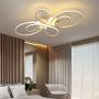 FeiMiao Close to Ceiling Light Fixtures LED Ceiling Light Natural Light White Modern Chandelier Flush Mount Ceiling Light 62W Metal Ceiling Light for Bedroom Aluminum Ceiling lamp 31.5INCH/4000K