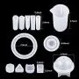 NANAPLUMS 159Pcs DIY Jewelry Resin Casting Molds and Tools Full Kit, Silicone Molds for DIY Jewelry Pendant Craft Making Set Contains Resin Molds, Glitter Powder, Glitter Sequins and Tools NANAPLUMS 159Pcs DIY Jewelry Resin Casting Molds and Tools Full Kit, Silicone Molds for DIY Jewelry Pendant Craft Making Set Contains Resin Molds, Glitter Powder, Glitter Sequins and Tools