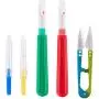 Seam Ripper and Thread Remover Kit,2 Big and 2 Small Sewing Stitch Thread Unpicker and 1 Sewing Trimming Scissor Nipper Tool for Thread Remove. Seam Ripper and Thread Remover Kit,2 Big and 2 Small Sewing Stitch Thread Unpicker and 1 Sewing Trimming Scissor Nipper Tool for Thread Remove.